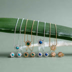 Precious sun necklace