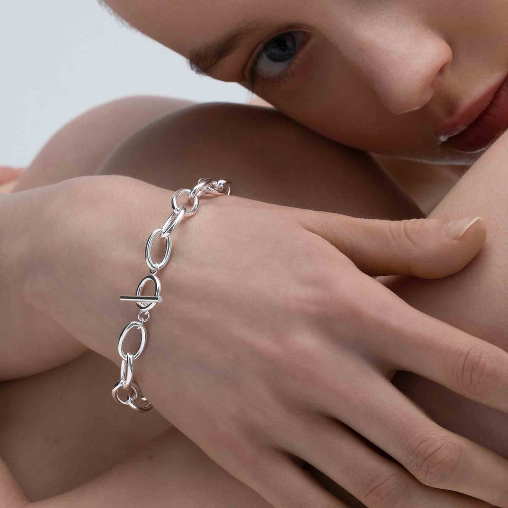 Chunky link chain bracelet