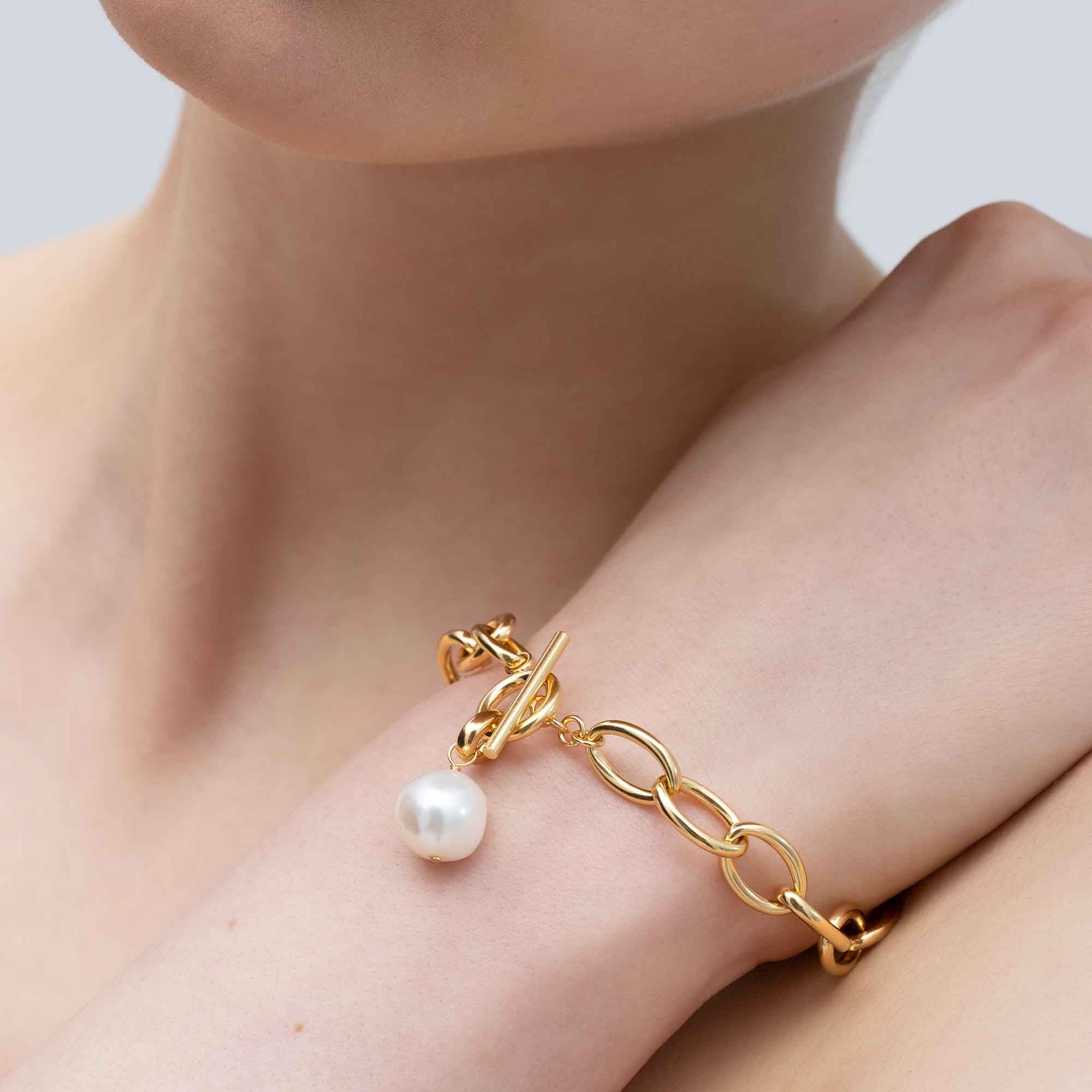 Chunky link chain bracelet