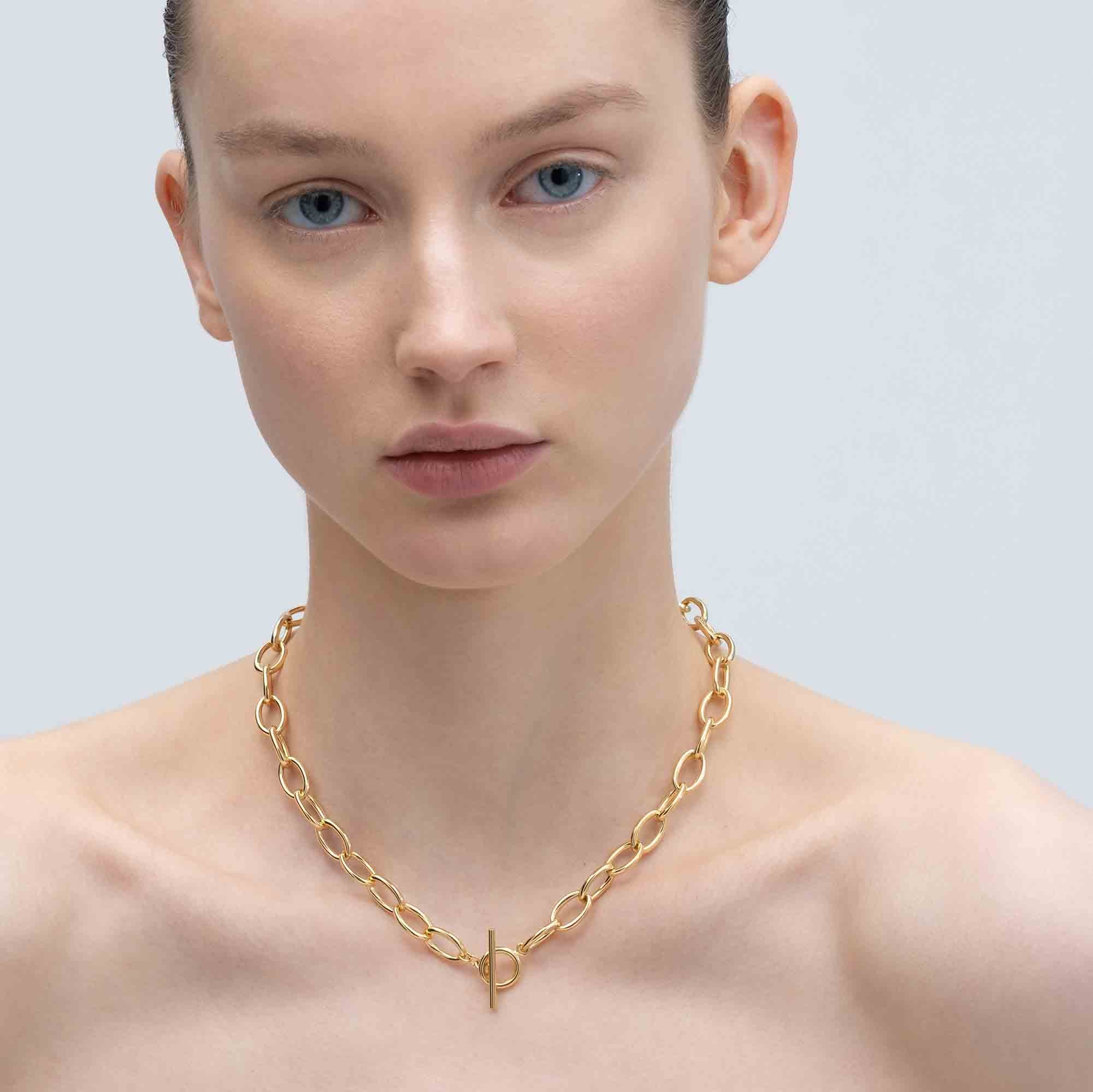 Chunky link chain necklace