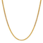 Panzer-Halskette 375/9 K Gelbgold 40 cm - Ansicht 1