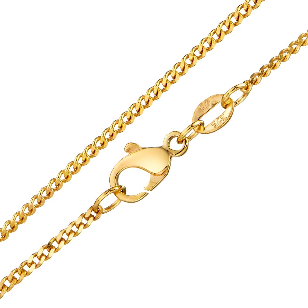 Panzer-Halskette 375/9 K Gelbgold 40 cm - Ansicht 3