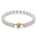 Armband 750/18 K Gelbgold Süsswasserzuchtperlen 7-8 mm - Ansicht 1