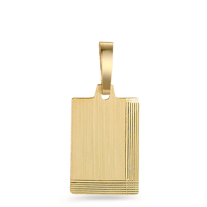 Gravuranhänger 585/14 K Gelbgold - Ansicht 1