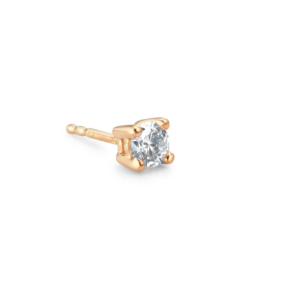 Ohrstecker 1 Stk 750/18 K Gelbgold Diamant 0.25 ct, w-si - Ansicht 1