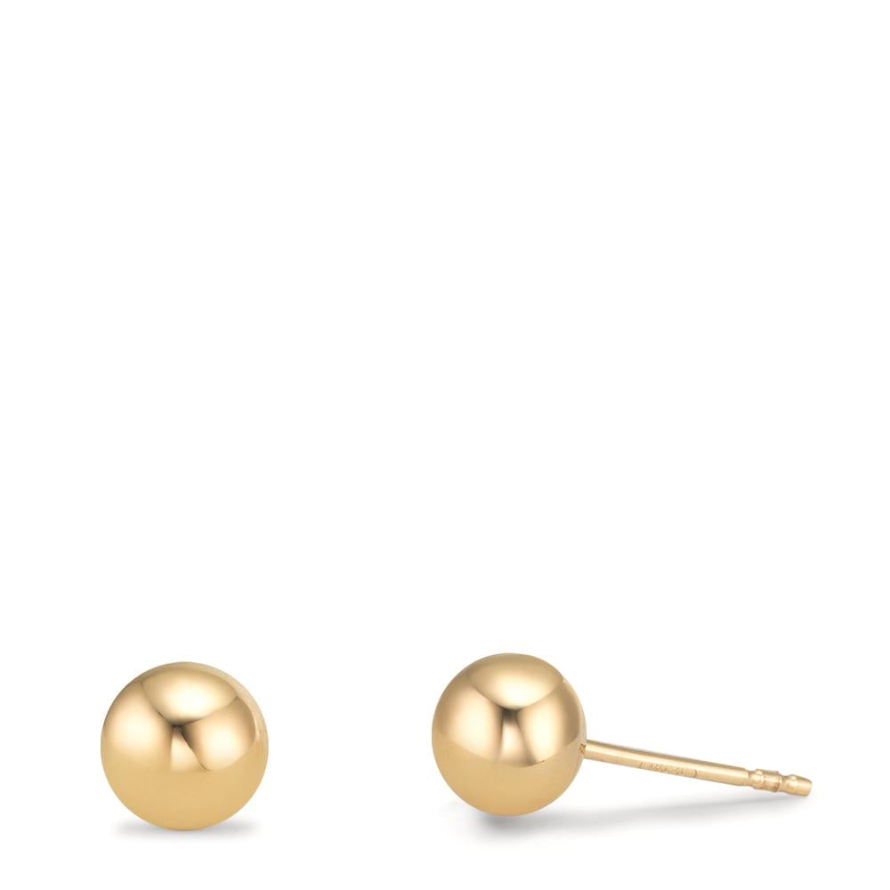 Ohrstecker 375/9 K Gelbgold Ø5 mm - Ansicht 1
