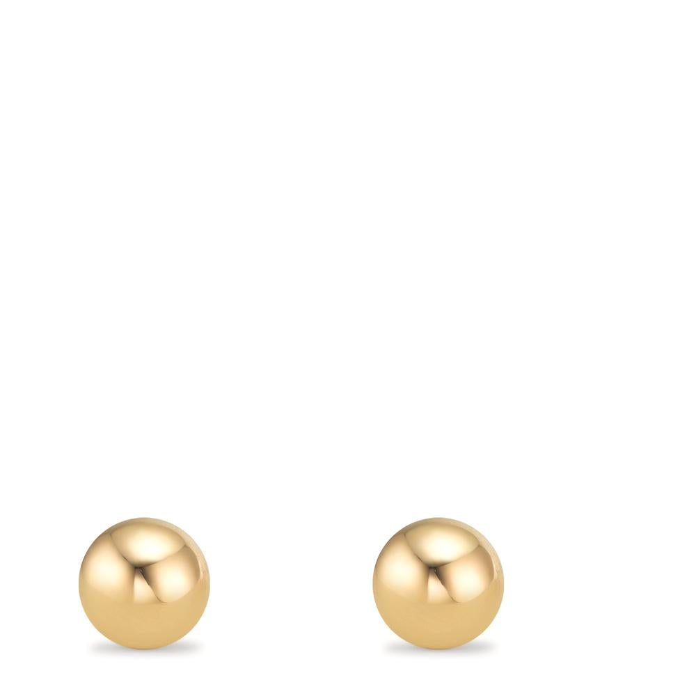 Ohrstecker 375/9 K Gelbgold Ø5 mm - Ansicht 2