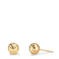 Ohrstecker 375/9 K Gelbgold Ø6 mm - Ansicht 1