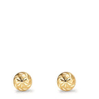 Ohrstecker 375/9 K Gelbgold Ø6 mm - Ansicht 2