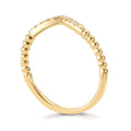 Memory Ring 750/18 K Gelbgold Diamant 0.07 ct, 9 Steine, w-si - Ansicht 3