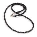 Collier Edelstahl Spinell schwarz, 3 mm 43 cm - Ansicht 3