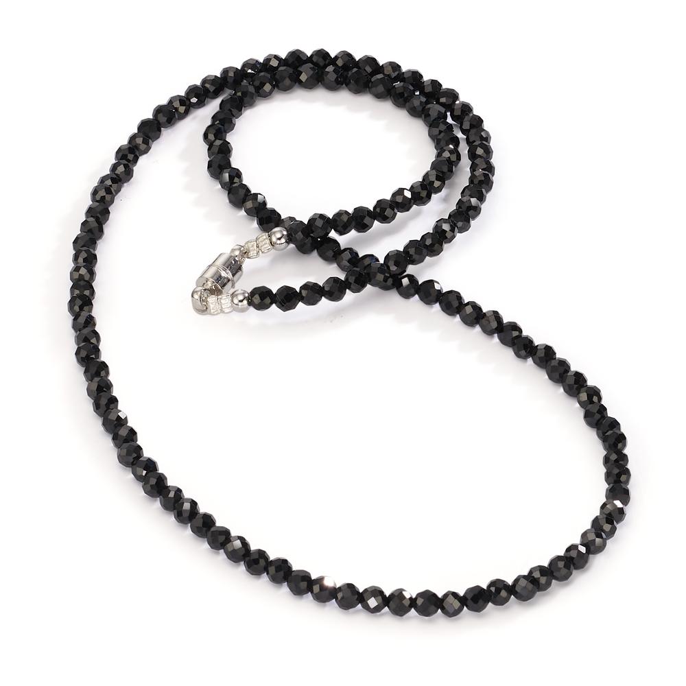 Collier Edelstahl Spinell schwarz, 3 mm 43 cm - Ansicht 3