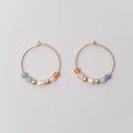 Summer pearl hoop