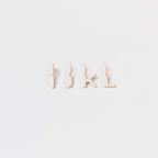 Diamond letter necklace | solid gold