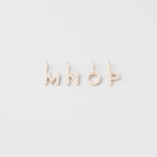 Diamond letter necklace | solid gold