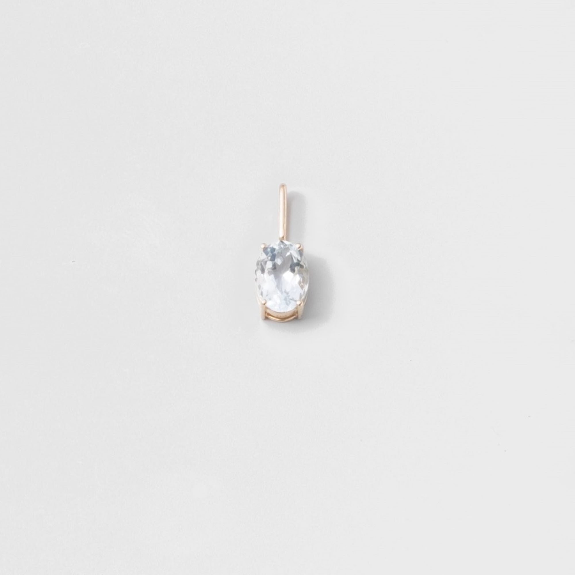 Birthstone necklace | solid gold