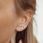 Bloom Stud Earrings 9K Gold