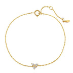 Trinity Bracelet 14K Gold