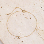 Trinity Bracelet 14K Gold