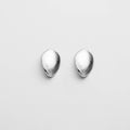 Satin oval stud
