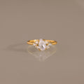 Diamant Blütenblatt Ring – Luftli