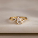 Diamant Blütenblatt Ring – Luftli