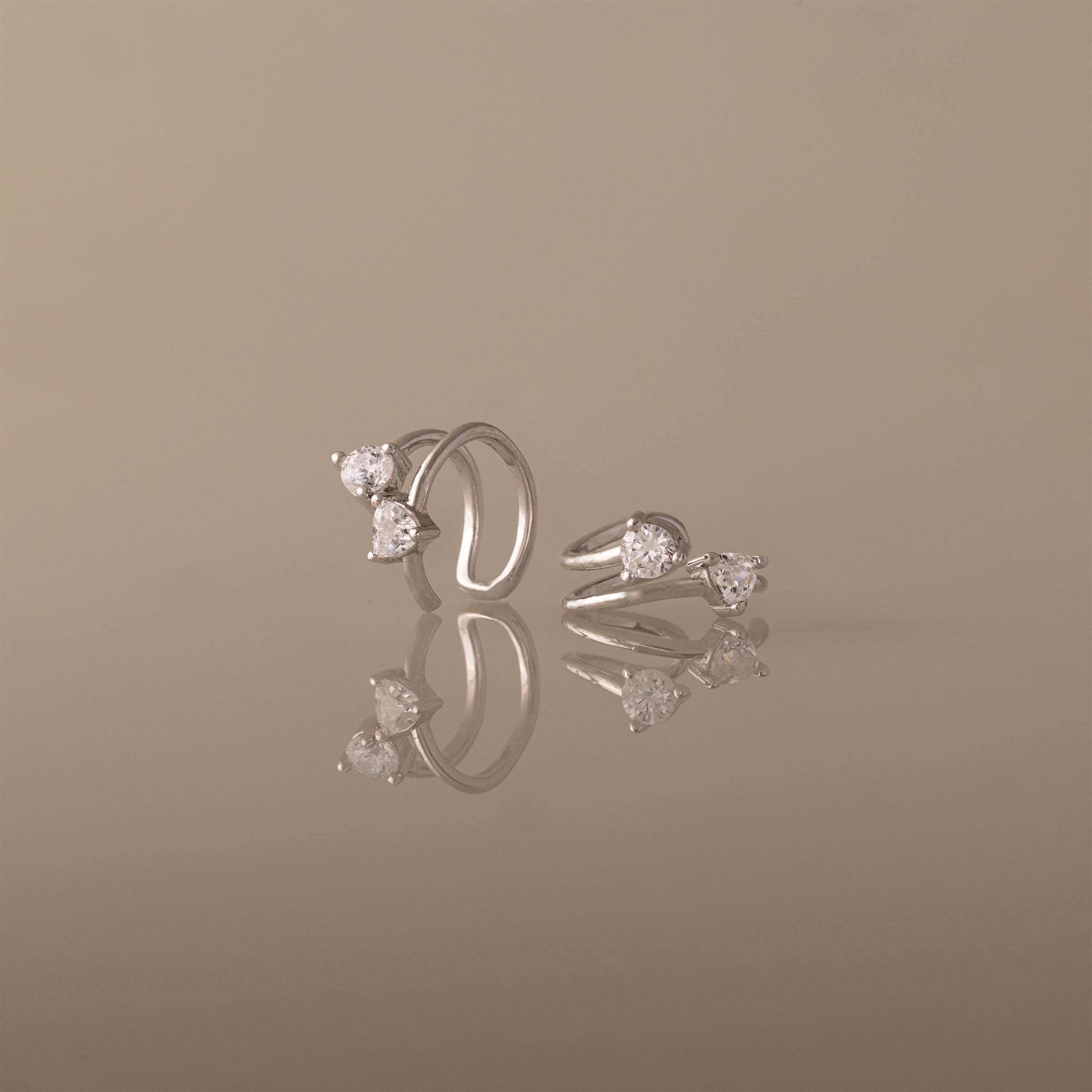 Duo Diamant Ear Cuffs – Luftli