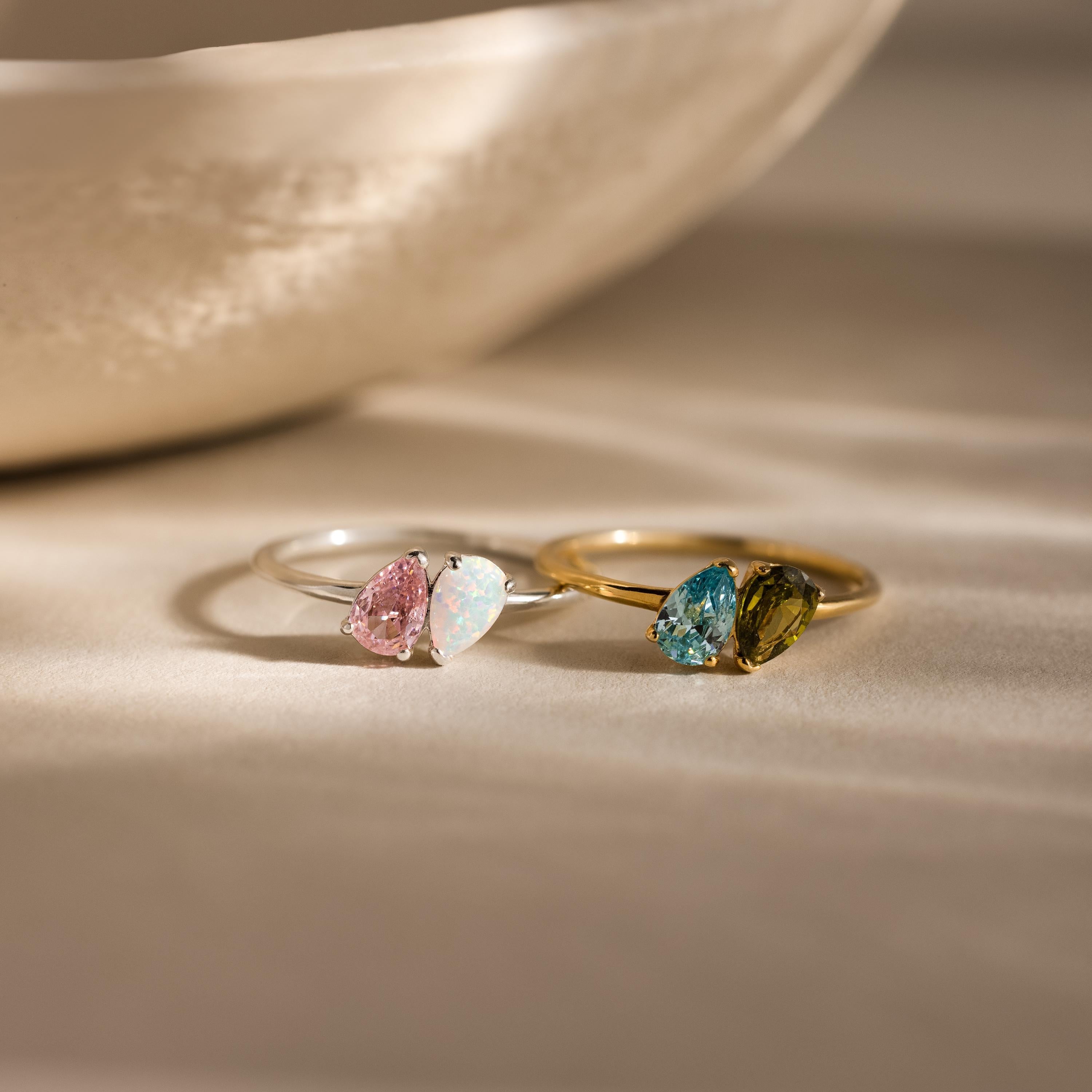 Duo Birnen Toi et Moi Ring – Luftli