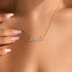 Elegante Pavé Namenskette – Luftli