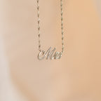 Elegante Pavé Namenskette – Luftli