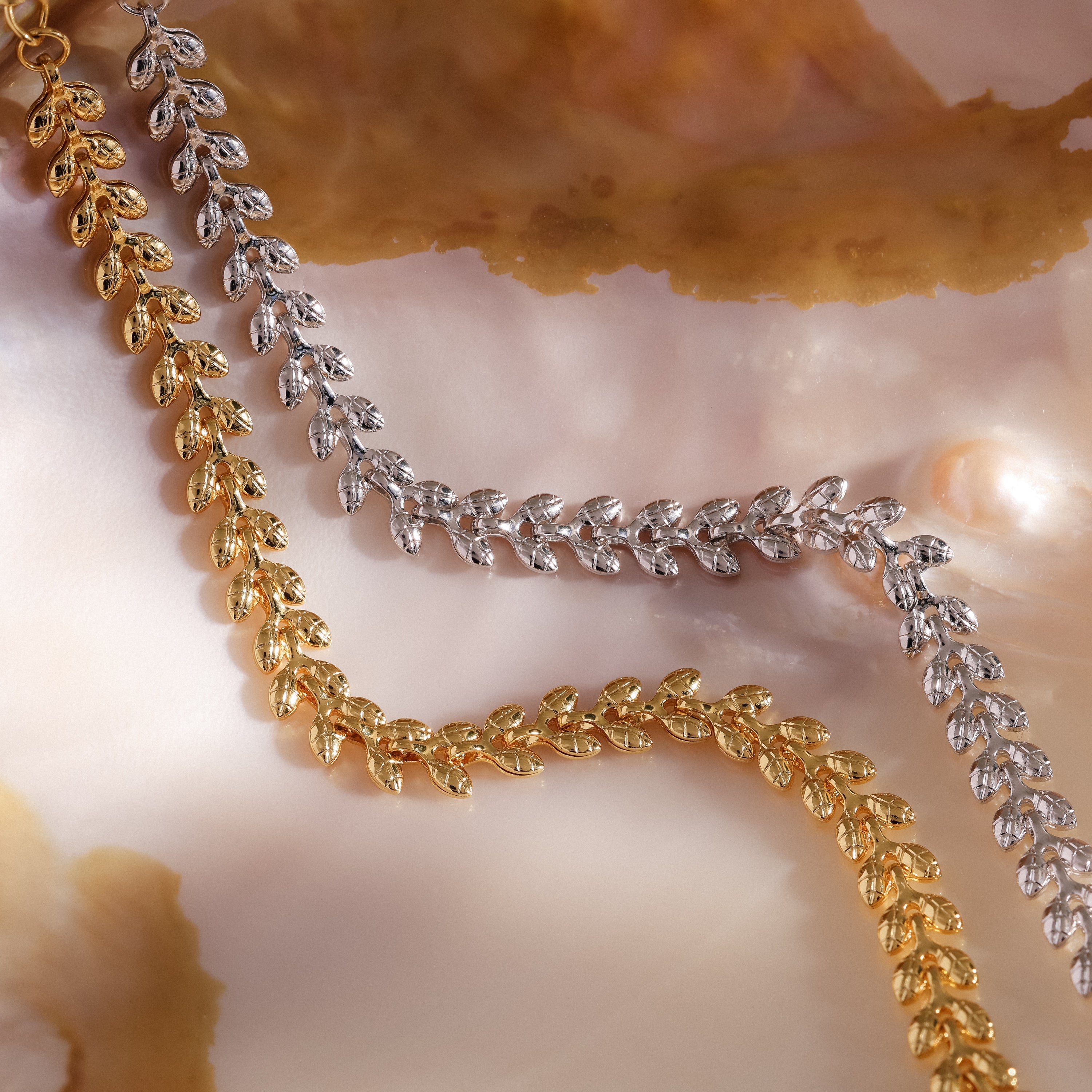 Fischgrät Kette Armband – Luftli