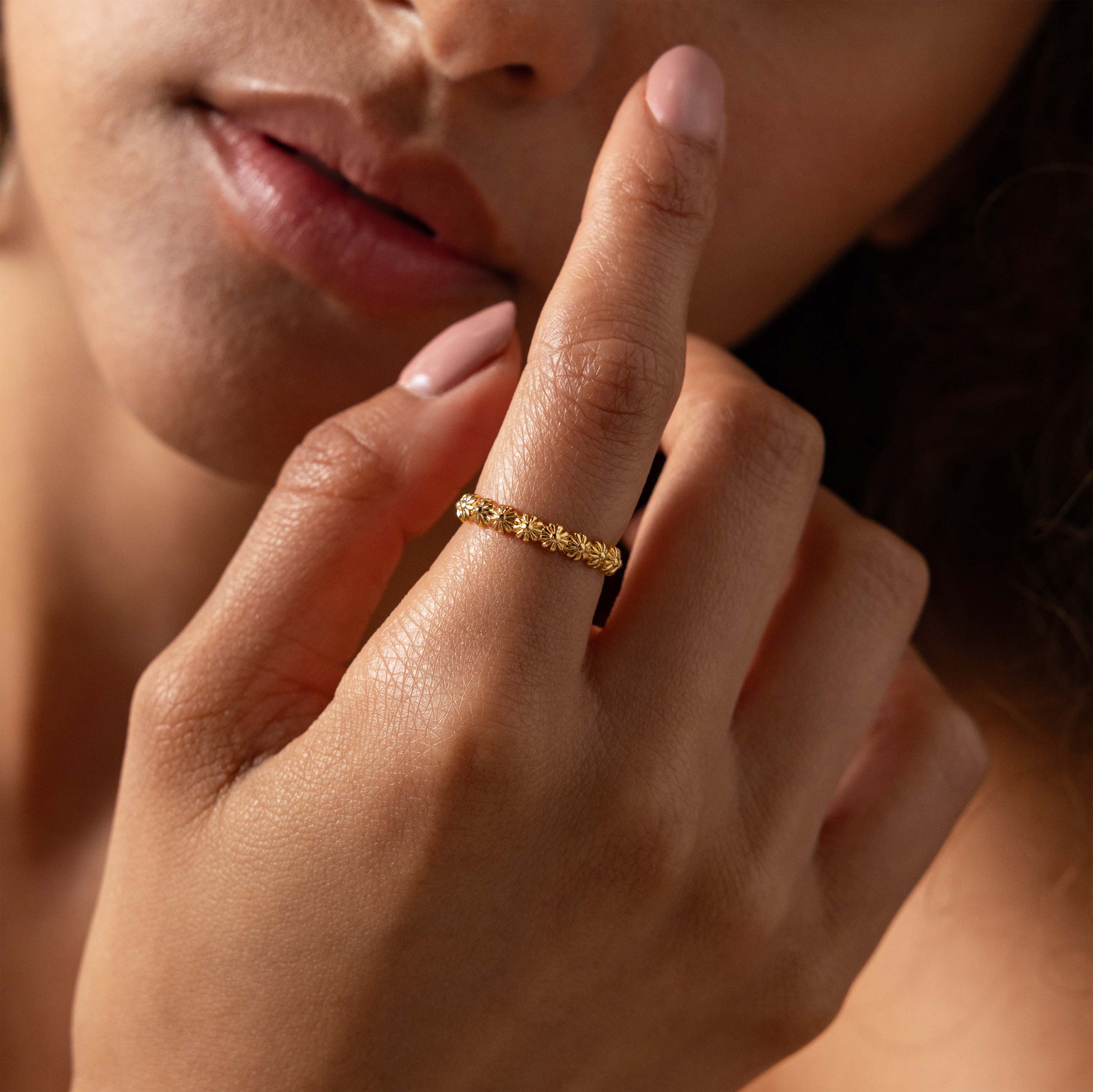 Gänseblümchen Mémoire Ring – Luftli