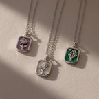 Geburtsblumen Charm Halskette – Luftli