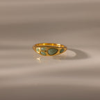 Jade Tautropfen Ring – Luftli