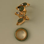 Jade Tautropfen Ring – Luftli