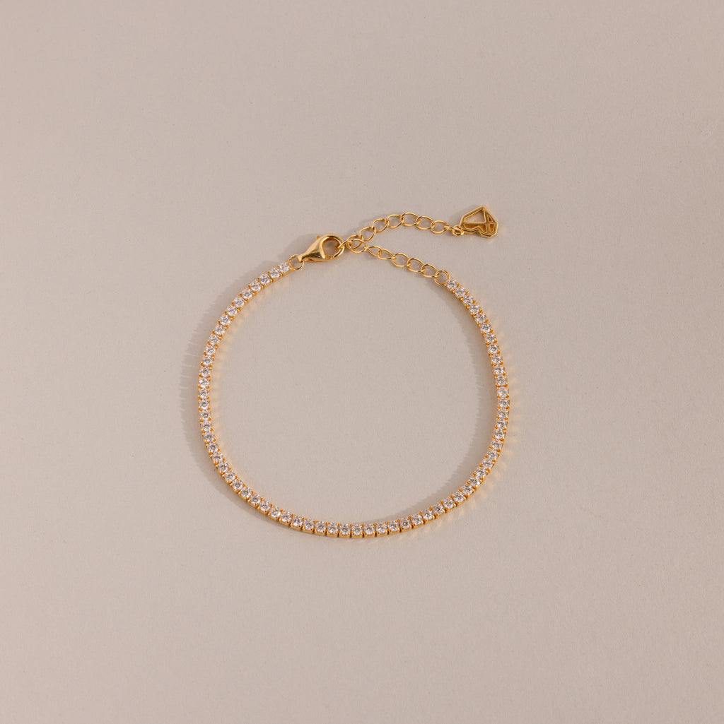 Klassisches Diamant Tennis Armband – Luftli