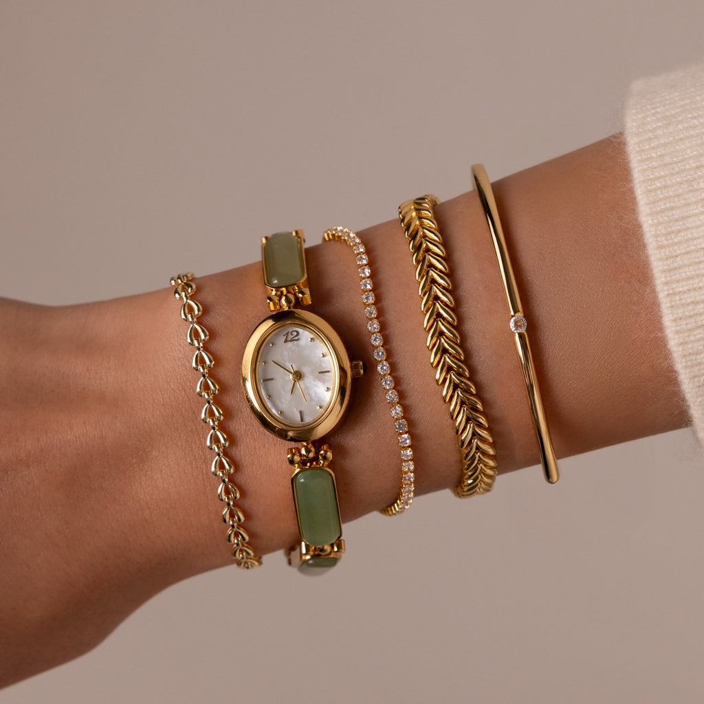 Klassisches Diamant Tennis Armband – Luftli