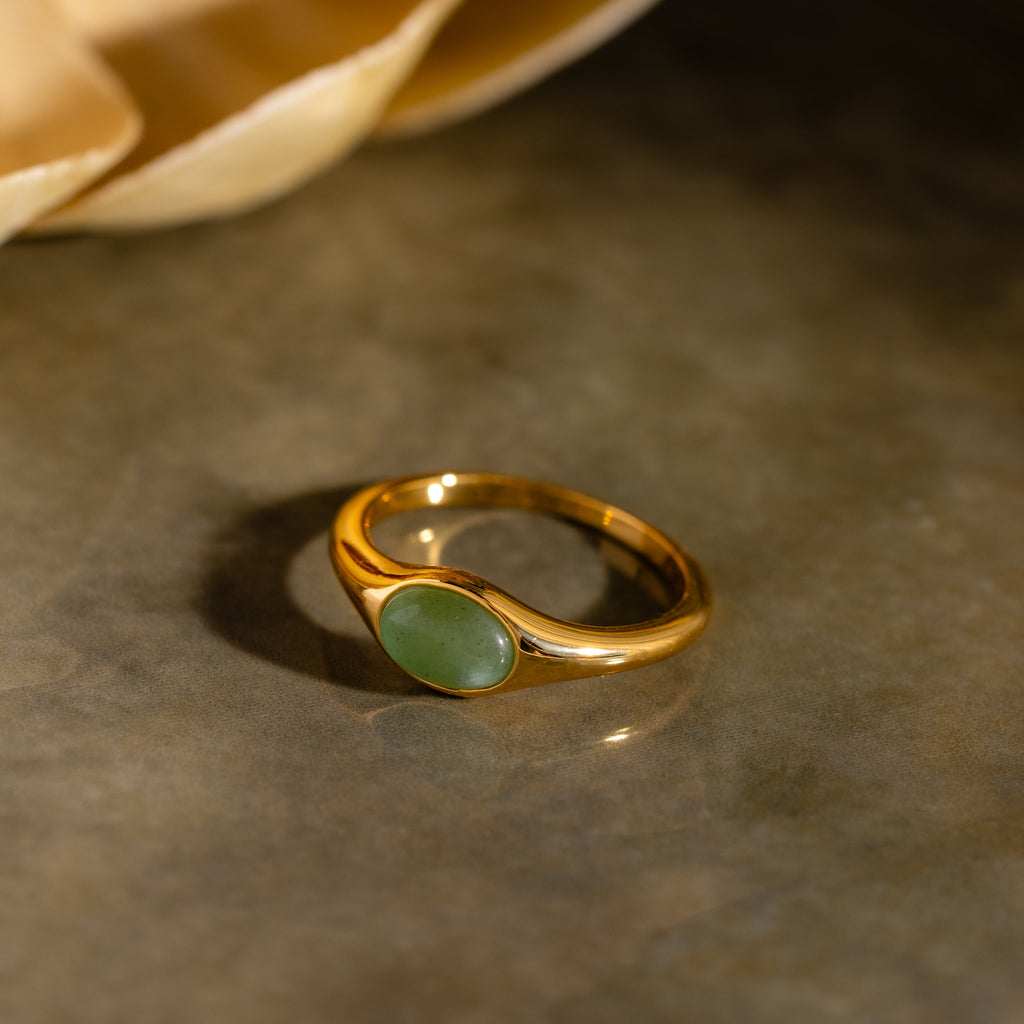 Oval Jade Siegel Ring – Luftli