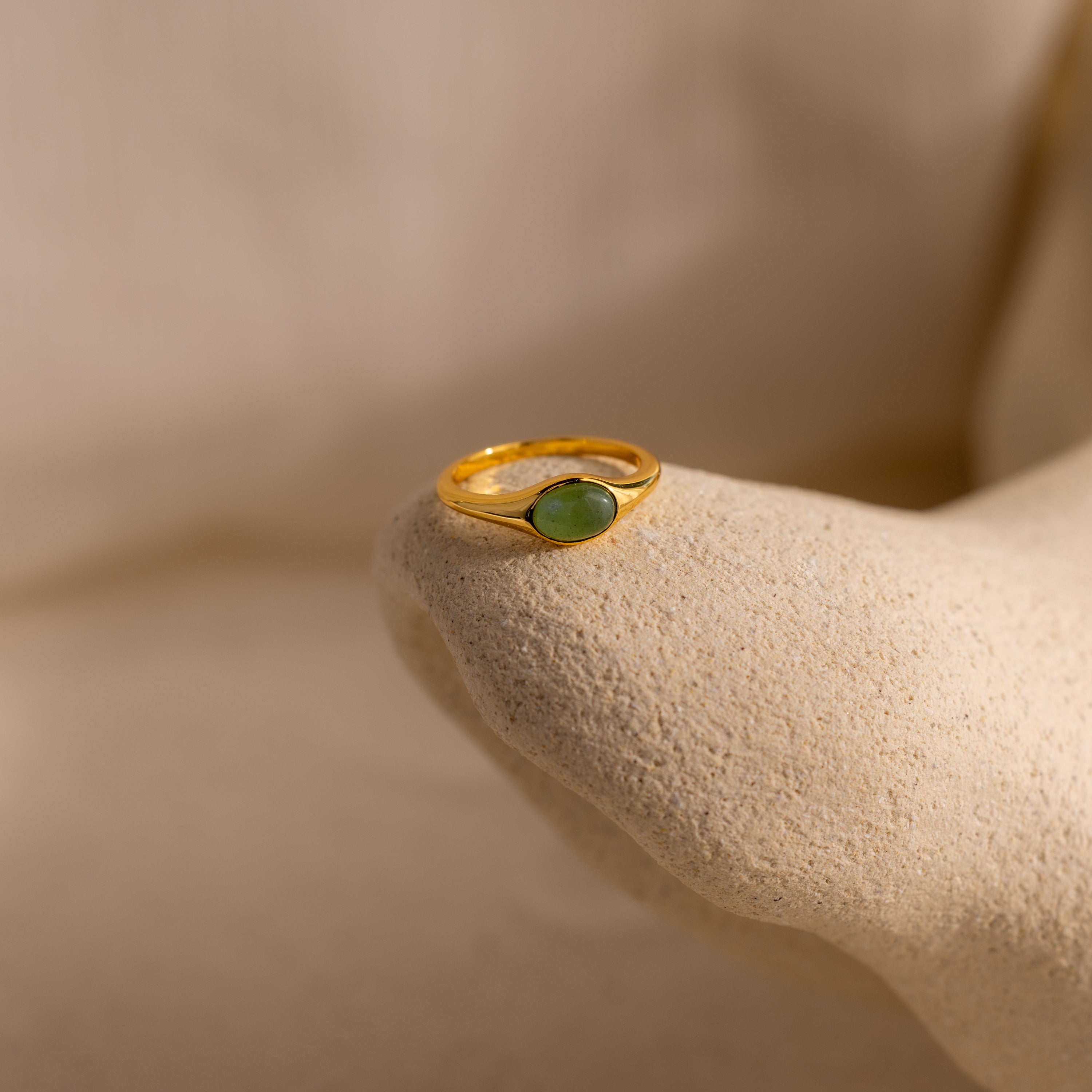 Oval Jade Siegel Ring – Luftli