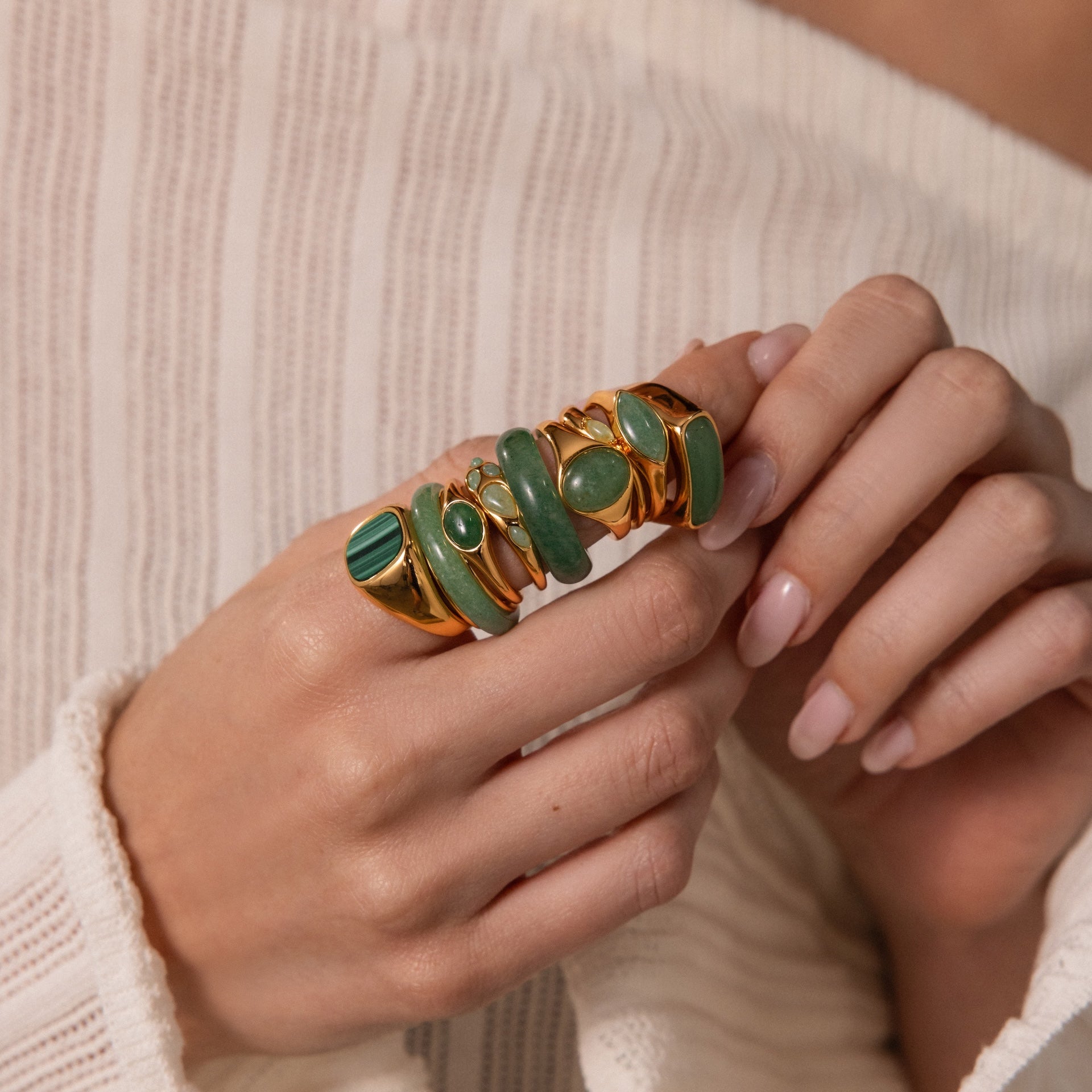 Oval Jade Siegel Ring – Luftli