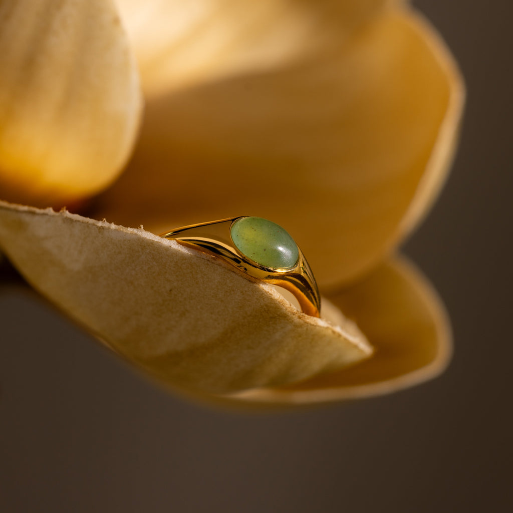 Oval Jade Siegel Ring – Luftli