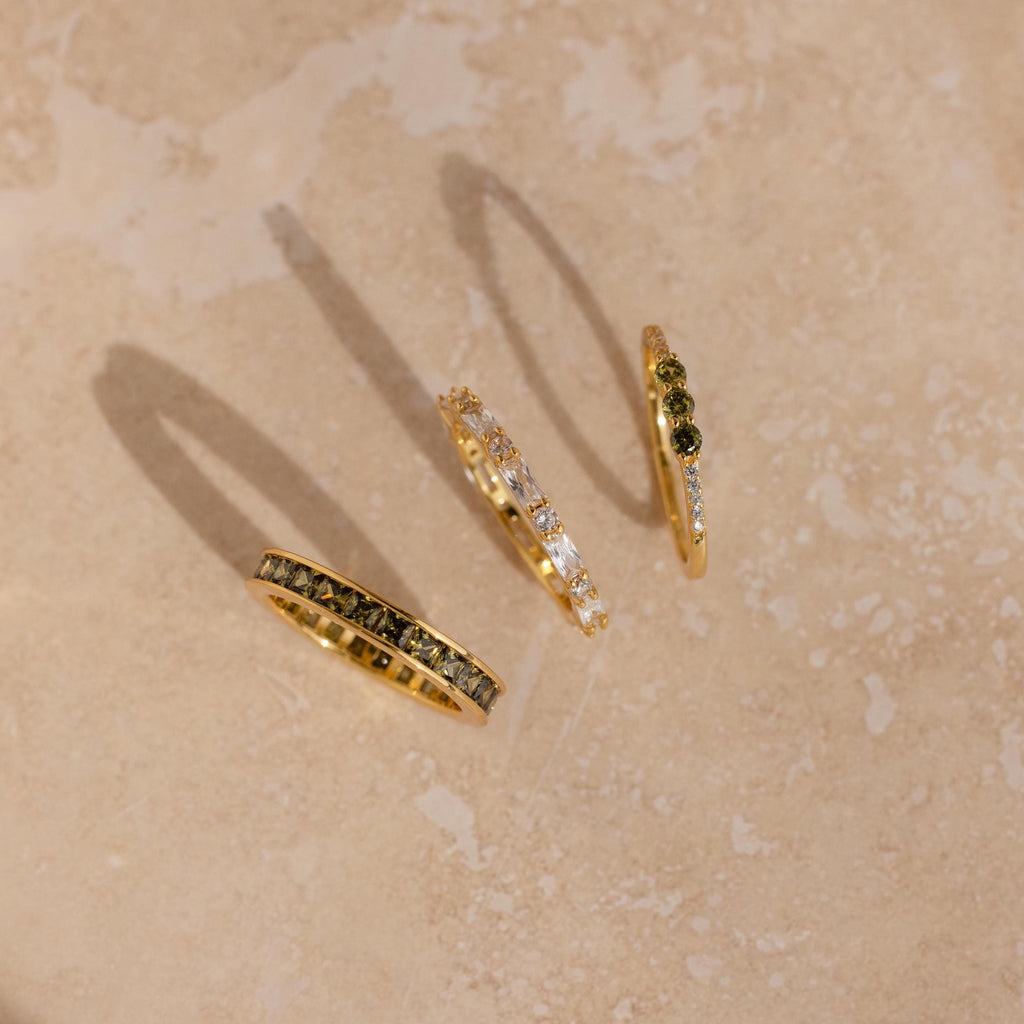 Peridot Ringe Set – Luftli