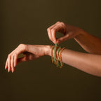 Perlen Jade Charm Armband – Luftli