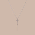 Schmale Kreuz Halskette – Luftli