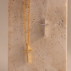 Schmale Kreuz Halskette – Luftli
