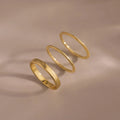 Schlichter Ring Set – Luftli