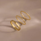 Schlichter Ring Set – Luftli
