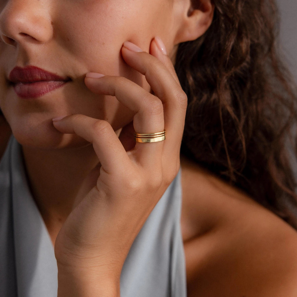 Schlichter Ring Set – Luftli