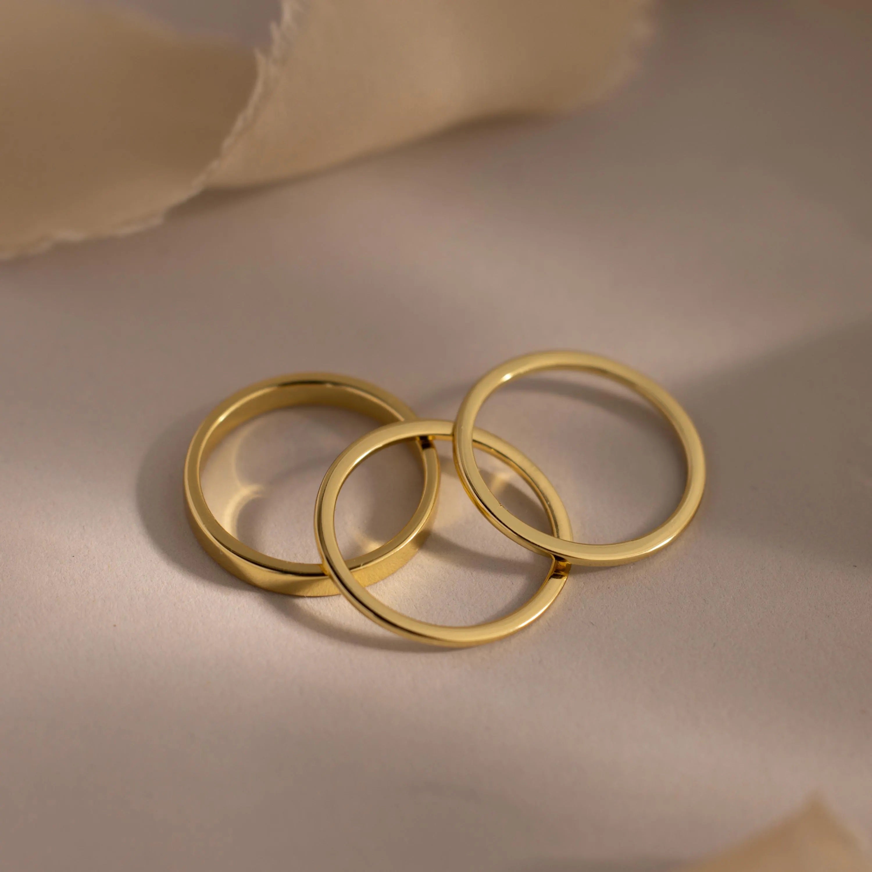 Schlichter Ring Set – Luftli