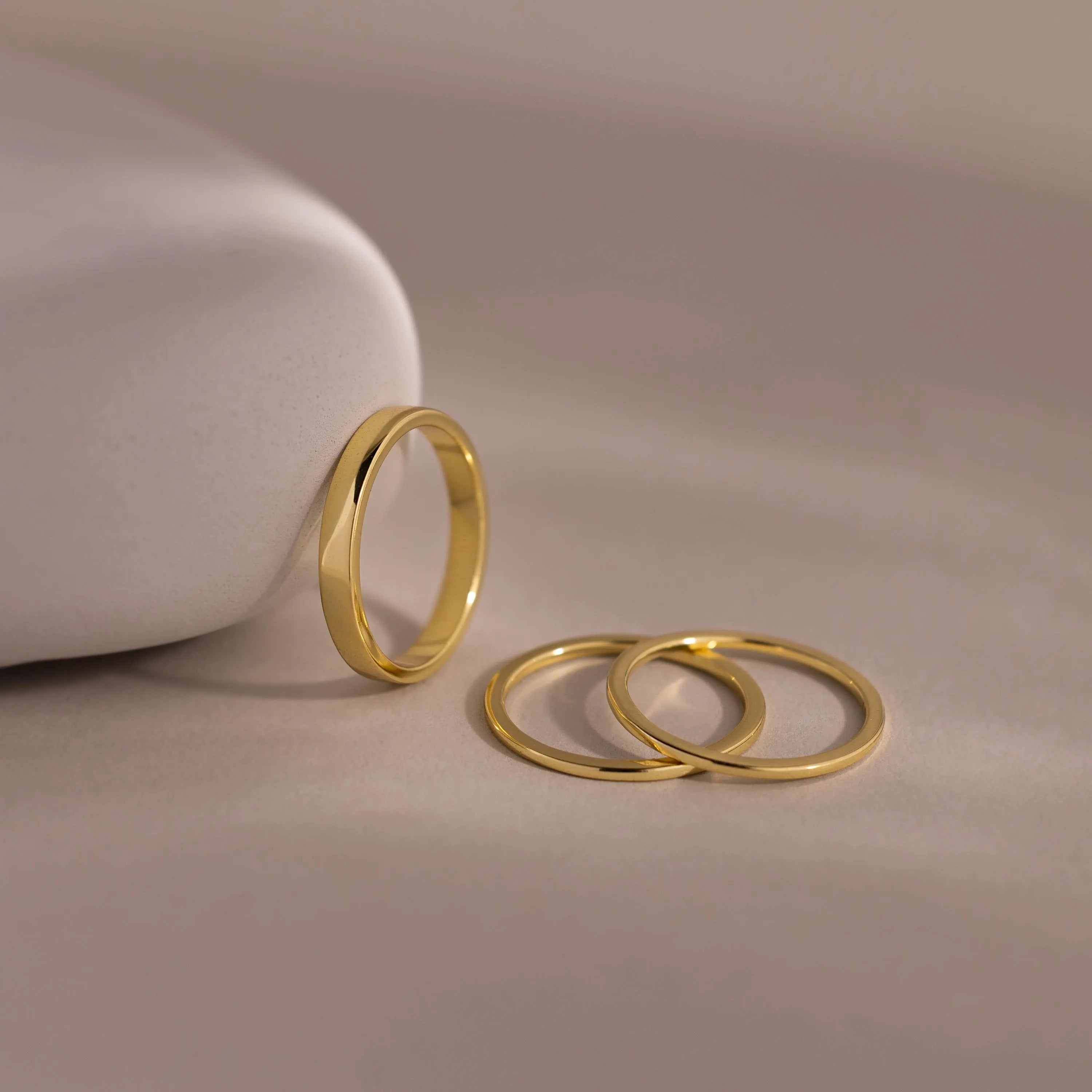 Schlichter Ring Set – Luftli
